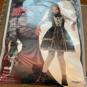 Broken Doll Costume Girls